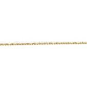 Sterling Silver Rolo Chain : 3 MM Round Gold Plated