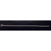 Sterling Silver Ear Thread with Chain and Needle 
