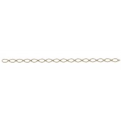 Gold Filled Link Chain - 8x4 mm Twisted Eye Shape with 2 mm link