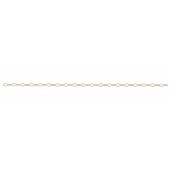 Gold Filled Link Chain - 4.6x2.5 mm Eye Shape with 3, 2 mm links
