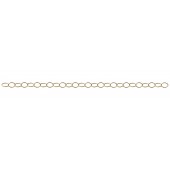 Gold Filled Oval Cable Chain : 8x6 mm