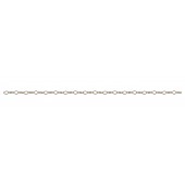  Gold Filled Link Chain - Flat Eye Shape 4.6x2.5 mm with 3, 2 mm links