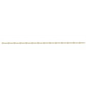 Gold Filled Bar Chain - 8 mm Bar with 2 mm Link