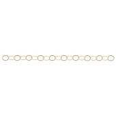 Gold Filled Cable Chain - Flat Oval Chain  11.4x8.6 mm