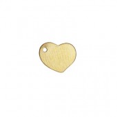 Gold Filled Heart Charm 8.0x10.0mm 