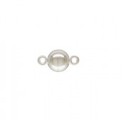 Sterling Silver Magnetic Clasps - Round-10 mm