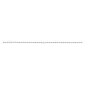 Sterling Silver Cable Chain: Flat Oval Shape Link 1.8 MM