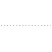 Sterling Silver Cable Chain: Flat Oval Shape Link 1.8 MM Black Rhodium