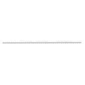 Sterling Silver Cable Chain: Oval Shape Plain Wire Link 3.2x2.5 MM