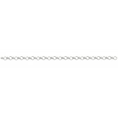 Sterling Silver Rolo Chain: Triangular Wire Link  5.3 MM