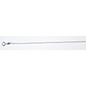 Sterling Silver Oval Link Chain  1.8x1.25 mm Finish with Clasp
