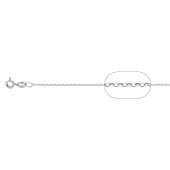 Sterling Silver 1.3 mm Rolo Chain Finish with Clasp