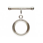 Sterling Silver Toggle Clasp 12 mm Bright
