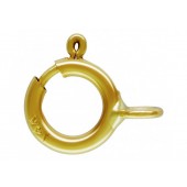 14 K Yellow Gold Spring Ring Clasps 